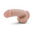 Dr. Skin Silicone Dr. Samuel Realistic 7 in. Posable Dildo with Balls Beige