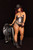 Coquette Pleasure Waist Cincher Grey Queen Size