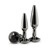 Rear Assets Tapered Trainer Plug Kit Gunmetal/Black