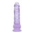 RealRock Realistic 5 in. Dildo with Balls Purple