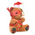 Master Series Holiday Bondage Bear Keychain Brown
