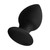 Forto F-98 Cone Silicone Anal Plug Large Black