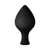 Forto F-60 Spade Silicone Anal Plug Medium Black