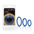 Tri-Rings - Blue