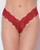 Lana Sheer Lace V-Thong - Red XL