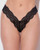 Lana Sheer Lace V-Thong - Black MD