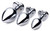Red Heart Gem Anal Plug Set