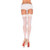 Sheer Stockings With Backseam - Queen Size - White