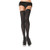 Opaque Thigh Highs - Queen Size - Black