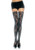 Lace Top Lace Thigh Highs - One Size - Black