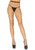 Crystalized Fence Net Tights - One Size - Black
