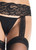 Sheer Thigh Highs - Queen Size - Black