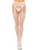 Faye Garter Belt Backseam Tights - One Size - White