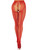 French Cut Crotchless Fishnet - One Size - Red