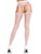 Shira Sheer Scalloped Suspender Hose O/s - White