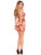 4pc All Tied Up Shimmer Bra and Panty Set - Os - Burgundy/silver