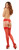 Sheer Thigh High - One Size - Red