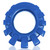 Cock-Lug Lugged Cockring - Marine Blue