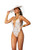 1 Pc Monokini - One Size - White/gold