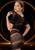 2 Piece Crop Top and Skirt Set - One Size - Black