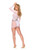 Polka Dot Crochet Mini Dress with Keyhole Front and Back - White - Os