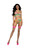 Ombre Rainbow Elastic Bra Set - Os