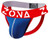 Blue Rush Jockstrap - Medium