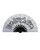 Wood Rocket Live Laugh Cum Fan - Silver Glitter