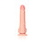 RealRock Realistic 7 in. Straight Dildo With Balls and Suction Cup Beige