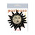 Pastease Sunburst: Sun & Moon Faces on Gold Glitter Sun Pasties