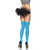 Opaque Thigh Highs - One Size - Neon Blue