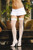 Fishnet Thigh Hi With Lace Top