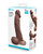 b-Vibe Slipskin 10" Curvy - Brown