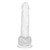 Size Queen 6 inch/15.25 Cm - Clear