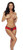 Ring Open Crotch Panty - Os - Red/black