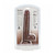 RealRock 9 in. Cock with Balls Straight Brown