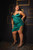 Coquette Holiday Dress Green 1XL/2XL