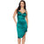 Coquette Holiday Dress Green L