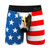 Shinesty The Mascot American Flag Ball Hammock Pouch Underwear with Fly XS