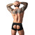 Male Power Open Ended Moon Short Black S/M