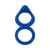 Forto F-88 Liquid Silicone Cock & Ball Ring Blue