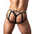Male Power Gridlock'd Jock with Strap Print S/M