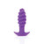 Tantus Twist Anal Plug Amethyst (Bag)