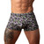 Male Power Gridlock'd Short with Strap Print M