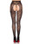 Bloom Net Suspender Tights - Os - Black