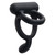 Closer Intimate Rechargeable Ring Caress - Black