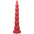 Tantus Cowboy Beaded Dildo Garnet (Box)