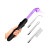 Master Series Elektrawand Rechargeable E-Stim Wand with Attachments Black