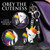Bondage Unicorn Keychain