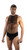 Envy Full Effect Fishnet 2 Piece Set Os - Black
